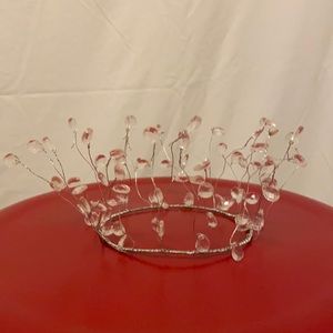 🍎Cloe’s Delicate sparkling 4inch diameter rhinestone crown ~ 3.25 inches tall